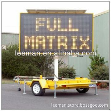 high-class chinese sun power solar panels mobile led screen trailer Leeman mobile truck led tv screen billboard